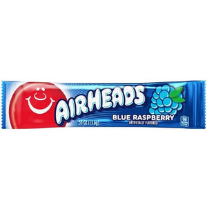 Airheads bonbon blue raspberry - framboise bleue, 15.6G