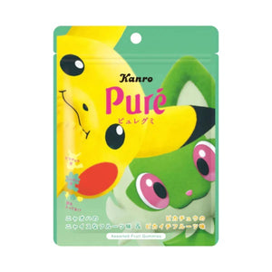 Bonbons gummies Kanro Puré Pokemon - fruits 52G