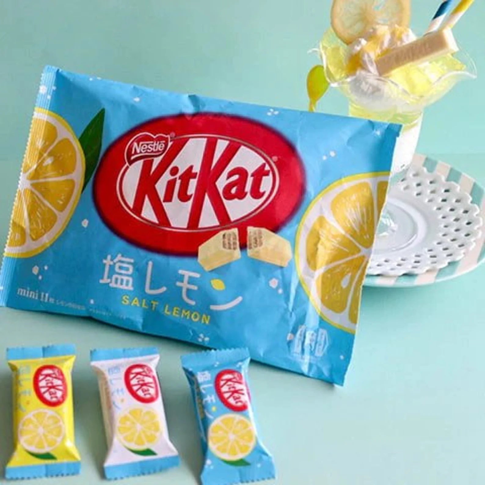Kit Kat japonais en pack Salt Lemon - Citron salé, 10PCS, 116G – Funso shop