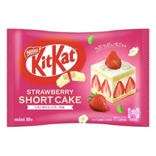 Charger l&#39;image dans la galerie, Kit Kat mini japonais en pack strawberry shortcake - shortcake aux fraises 10PCS, 116G
