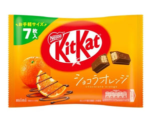 Kit Kat japonais en pack - Chocolat orange, 7PCS, 81.2G