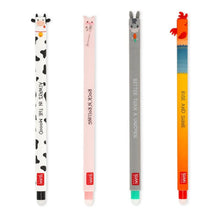 Charger l&#39;image dans la galerie, Set de 4 Stylos à encre gel effaçable - Farm sweet farm (LEGAMI)
