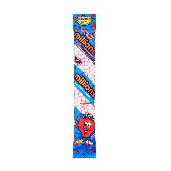 Millions - Tube de bonbons - Fraise - 60 Gr