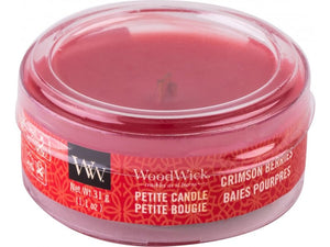 Woodwick Petite Bougie - Crimson Berries - Baies Pourpres 31g