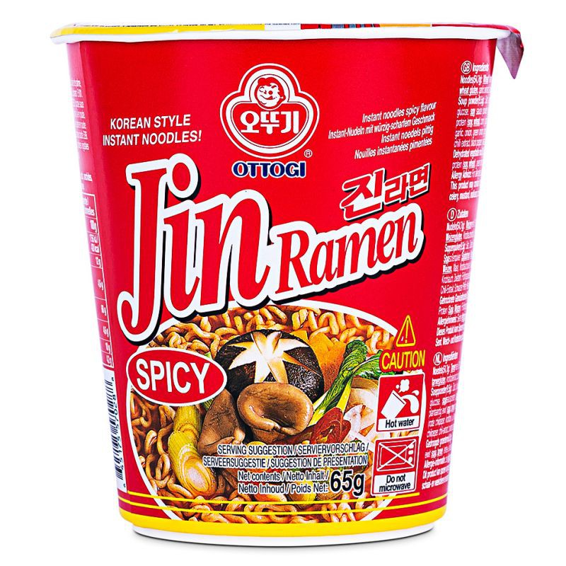 Jin Ramen Cup - SPICY 65g (OTTOGI)