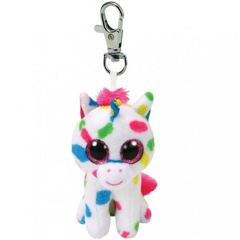 Porte-clé peluche TY Beanie Boo's - Harmonie la licorne, 9 CM