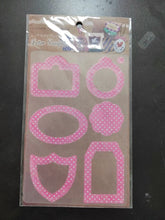 Charger l'image dans la galerie, Pochoirs de loisirs créatifs modèle rose avec motifs à pois pour scrapbooking et décoration
