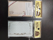 Charger l'image dans la galerie, Deux paquets de 30 mini cartes de message Synapse Japan, l'un aux motifs marron avec un oiseau, l'autre avec un élégant cadre vert menthe.
