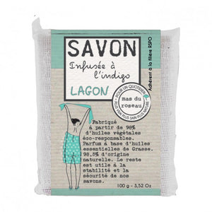 Savon végétal infusé - Lagon 100G (MAS DU ROSEAU)