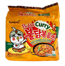 Charger l&#39;image dans la galerie, Hot chicken -  BULDAK - CURRY Pack de 5 (SAMYANG)
