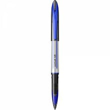 Charger l'image dans la galerie, Vue rapprochée du stylo roller bleu uni-ball AIR sur fond uni
