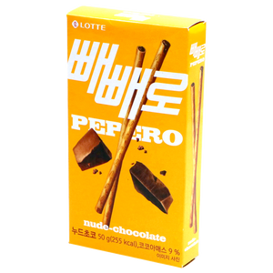 Pepero nude chocolate - biscuit stick rempli de chocolat 50G (LOTTE)