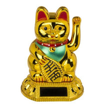 Charger l&#39;image dans la galerie, Figurine mobile solaire chat chinois porte-bonheur 8CM - coloris aléatoire

