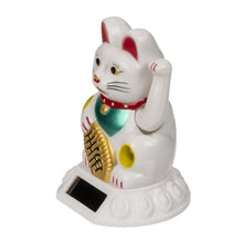 Charger l&#39;image dans la galerie, Figurine mobile solaire chat chinois porte-bonheur 8CM - coloris aléatoire
