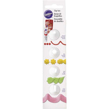 Charger l&#39;image dans la galerie, Wilton Decorating Tip Set Star, Round, Leaf, Petal
