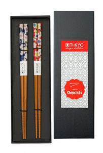 Coffret 2 Paires de Baguettes Flowers - Tokyo Design Studio