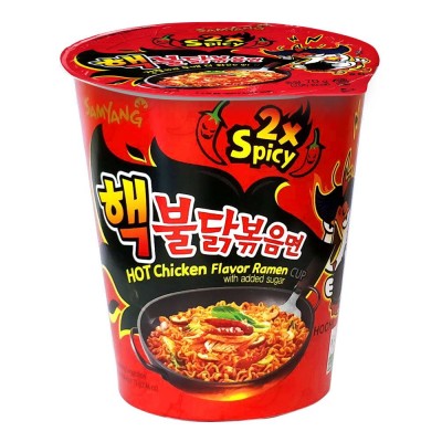 CUP NOODLE HOT CHICKEN 2x SPICY  70g
