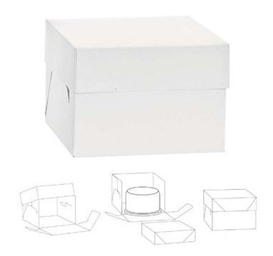 Boite à gateau haute 36,5×36,5×36 cm Decora