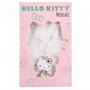 Collier Hello Kitty strass rose