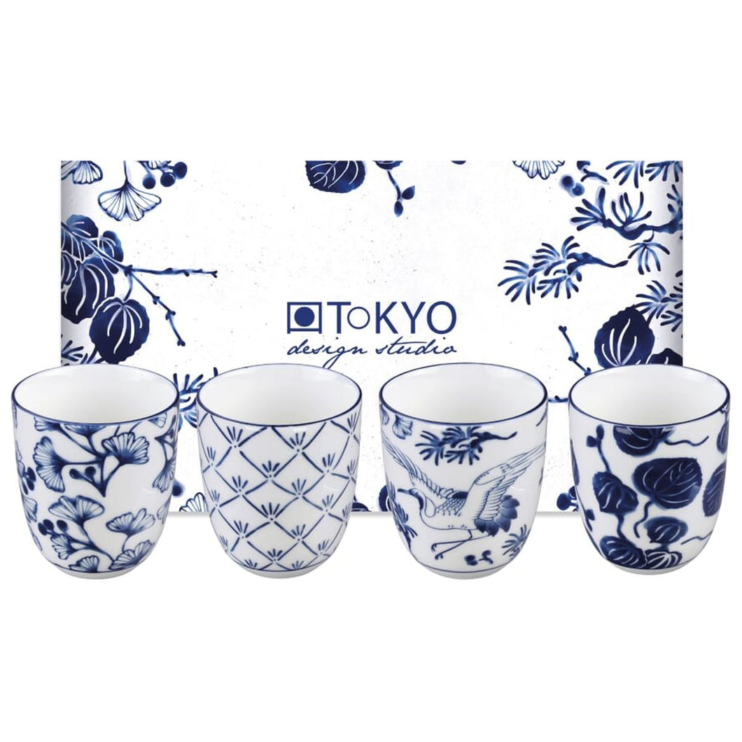 Coffret 4 tasses Flora Japonica - Tokyo Design Studio