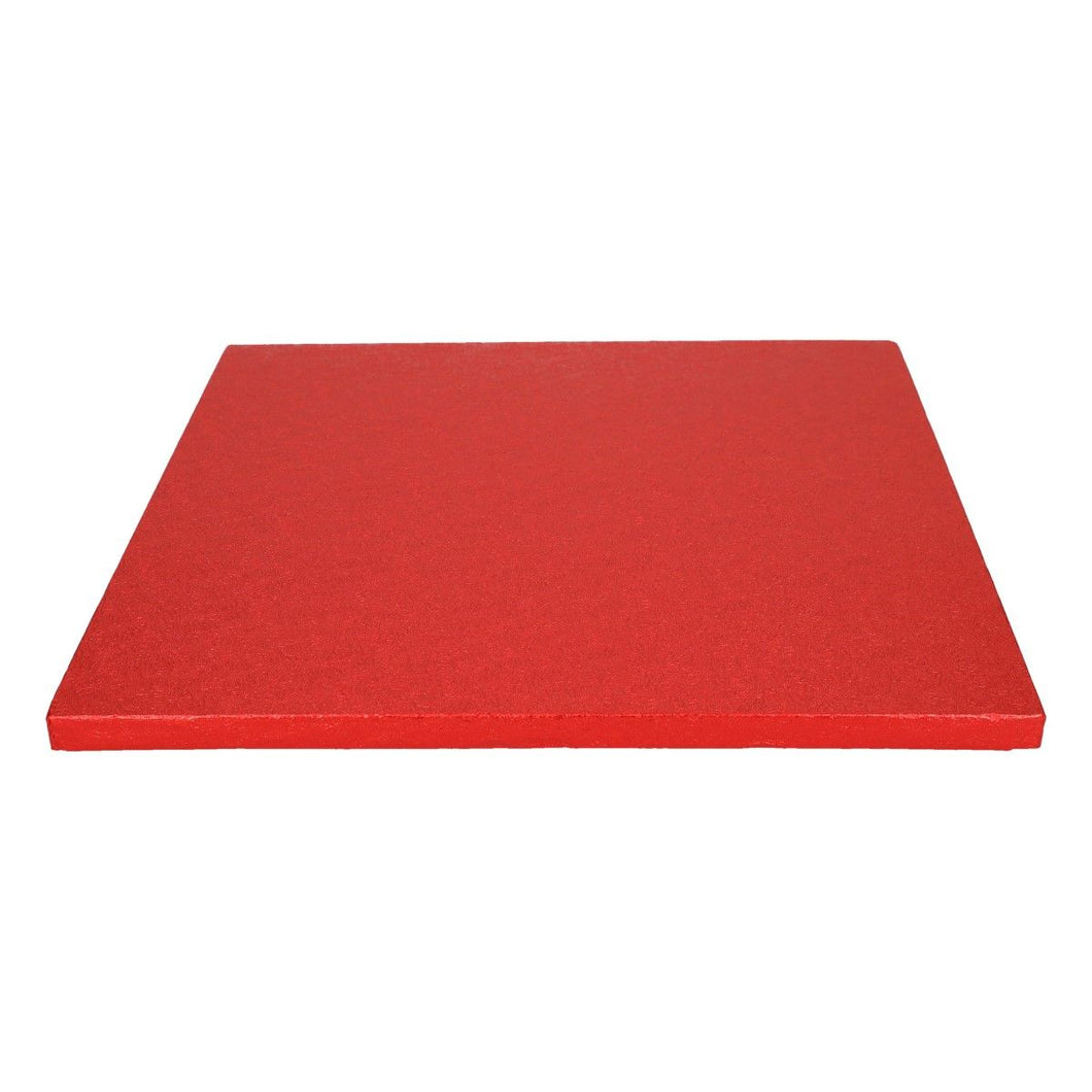 FunCakes Cake Drum Carré 30,5cm -Rouge-