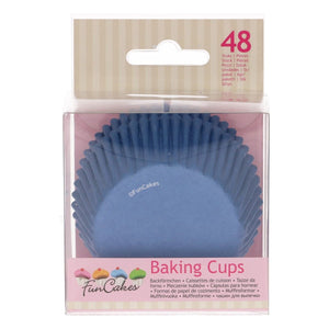 FunCakes Caissettes à Cupcakes - Bleu roi - pcs/48