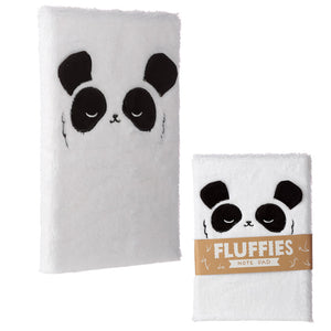 Fluffies note pad - Cahier panda