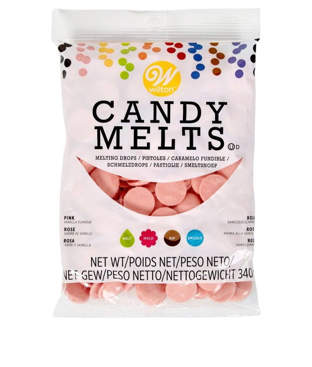 Wilton Candy Melts® -Rose- 340g
