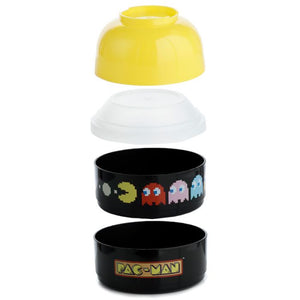 Boîte repas bento ronde empilée - Pac-Man