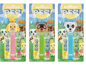 Bonbons PEZ Animal Crossing avec recharge aux fruits - 8,5G, 3 designs disponibles (aléatoire)