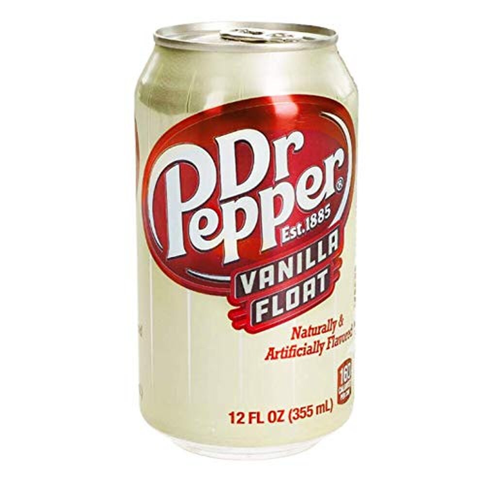 Soda Dr Pepper Vanilla Float - à la vanille 355ML