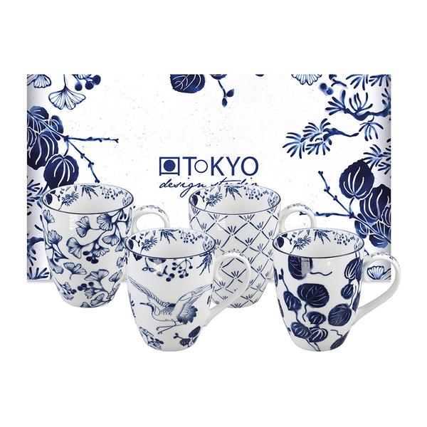 Coffret 4 Mugs Flora Japonica - Tokyo Design Studio