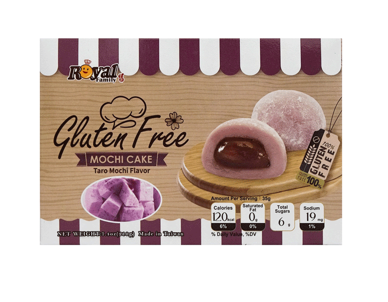 Mochi sans gluten - Taro 6pcs - 210G (ROYAL FAMILY)