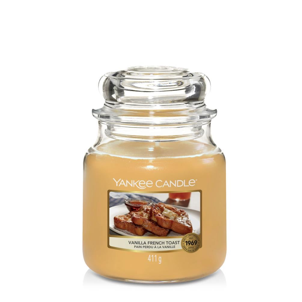 Yankee Candle - Moyenne jarre « Pain perdu à la vanille »