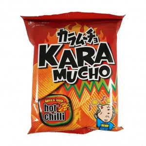 Chips japonaises ondulées épicées KARAMUCHO - chili fort 60G (KOIKEYA)