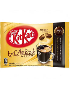 KitKat mini japonais - x12 Biscuit chocolat pause café 135.6G
