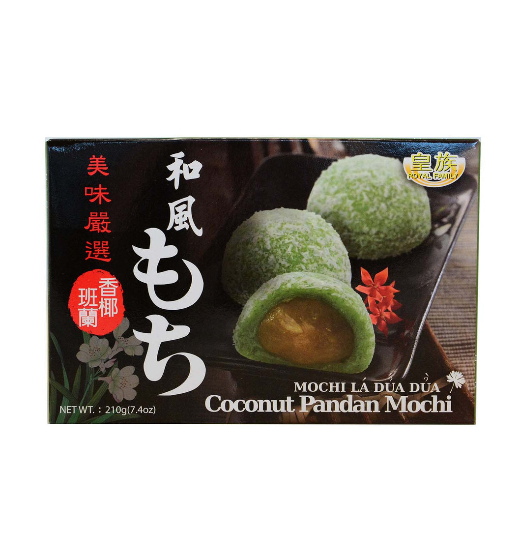 Mochi noix de coco et pandan 210g (6pièces)