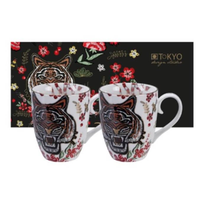 Coffret 2 Mugs Tiger - Tokyo Design Studio