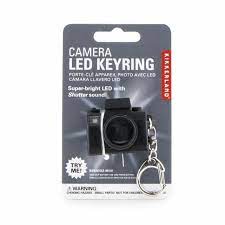 Porte-clés caméra flash LED avec bruits sonores